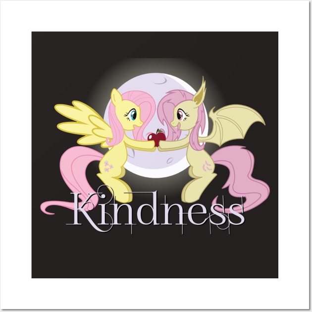 Kindness Fluttershy Wall Art by DistopiaDesing